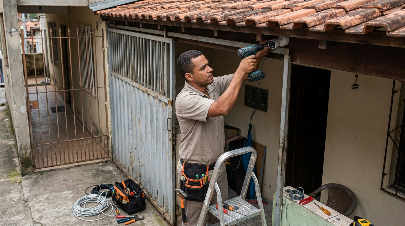Instalação de Câmera Residencial em Mogi das Cruzes‑SP