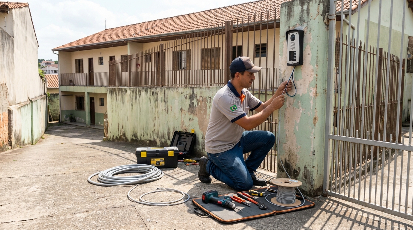 Instalação de Porteiro Eletrônico em Mogi das Cruzes‑SP