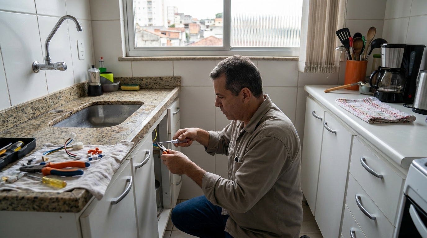 Troca de Torneira Elétrica no Barroso, Mogi das Cruzes‑SP